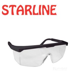 Starline G-004A-C Şeffaf Koruyucu Gözlük (1 Çift)